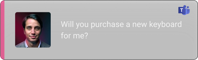 purchase new keyboard request