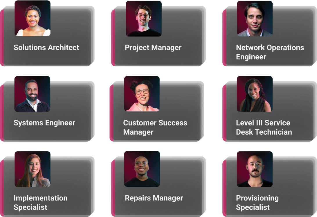 Team of IT experts