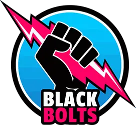 Black Bolts ERG logo